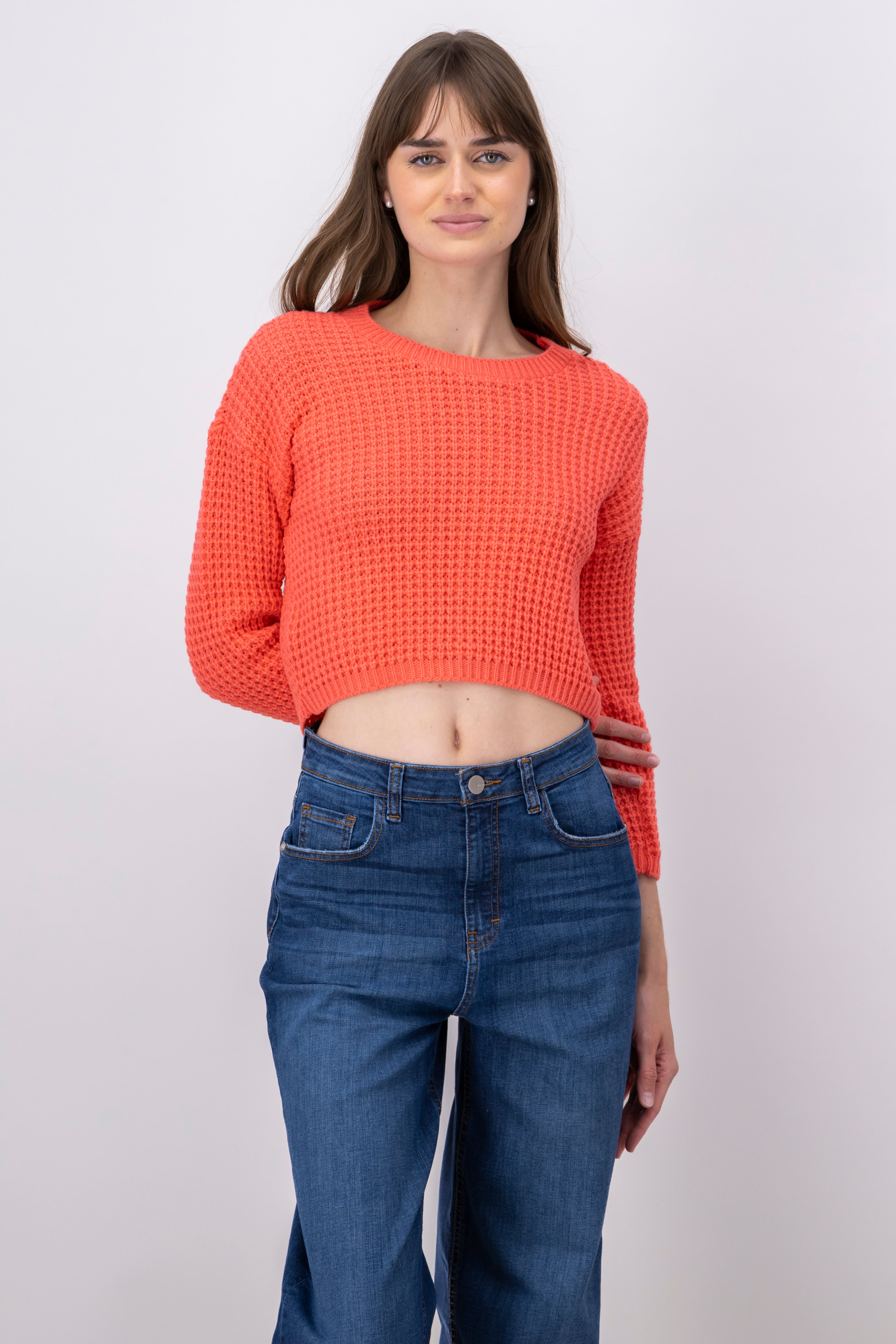 Suéter Tejido Ancho CORAL