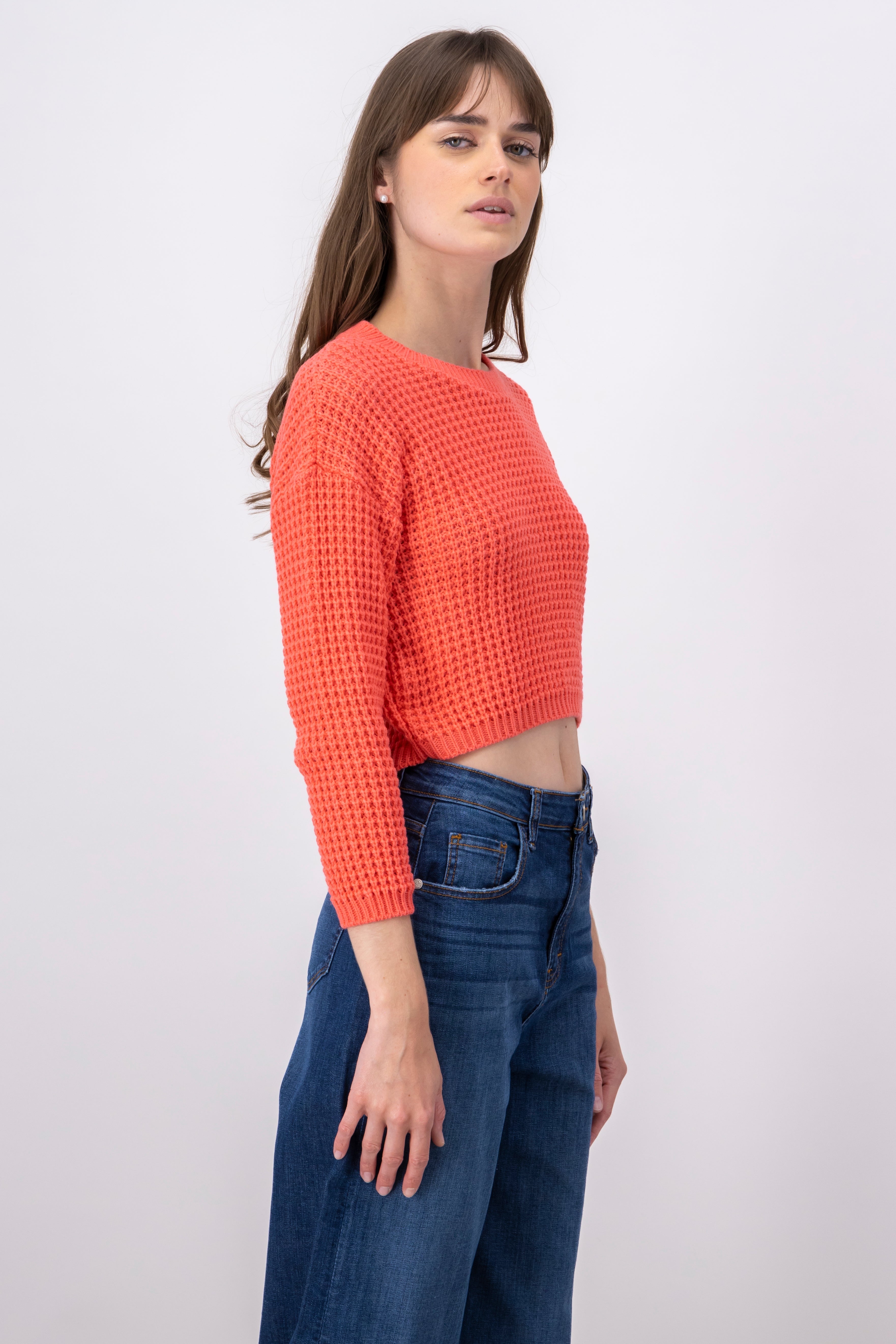Suéter Tejido Ancho CORAL