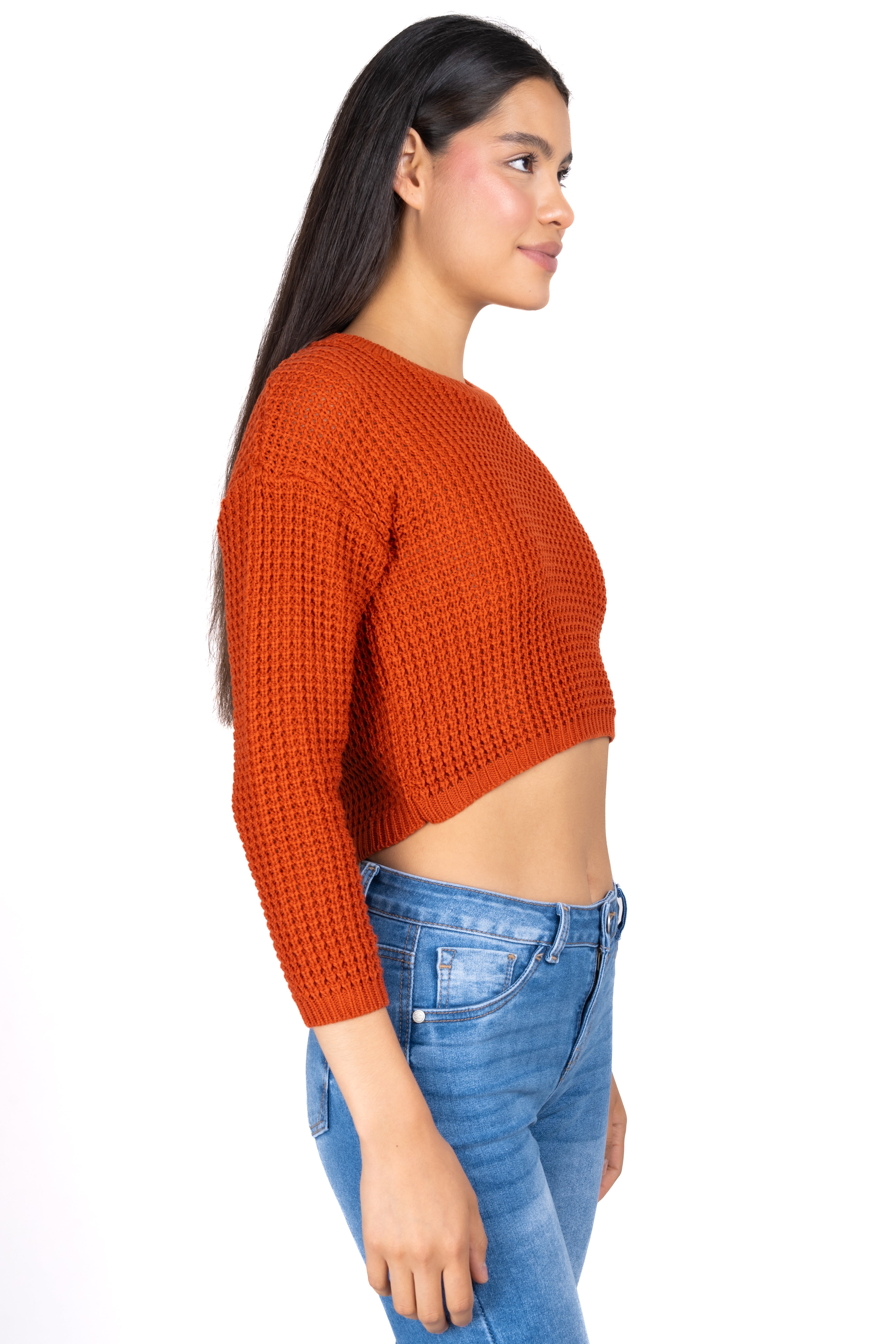 Suéter Tejido Ancho DURAZNO