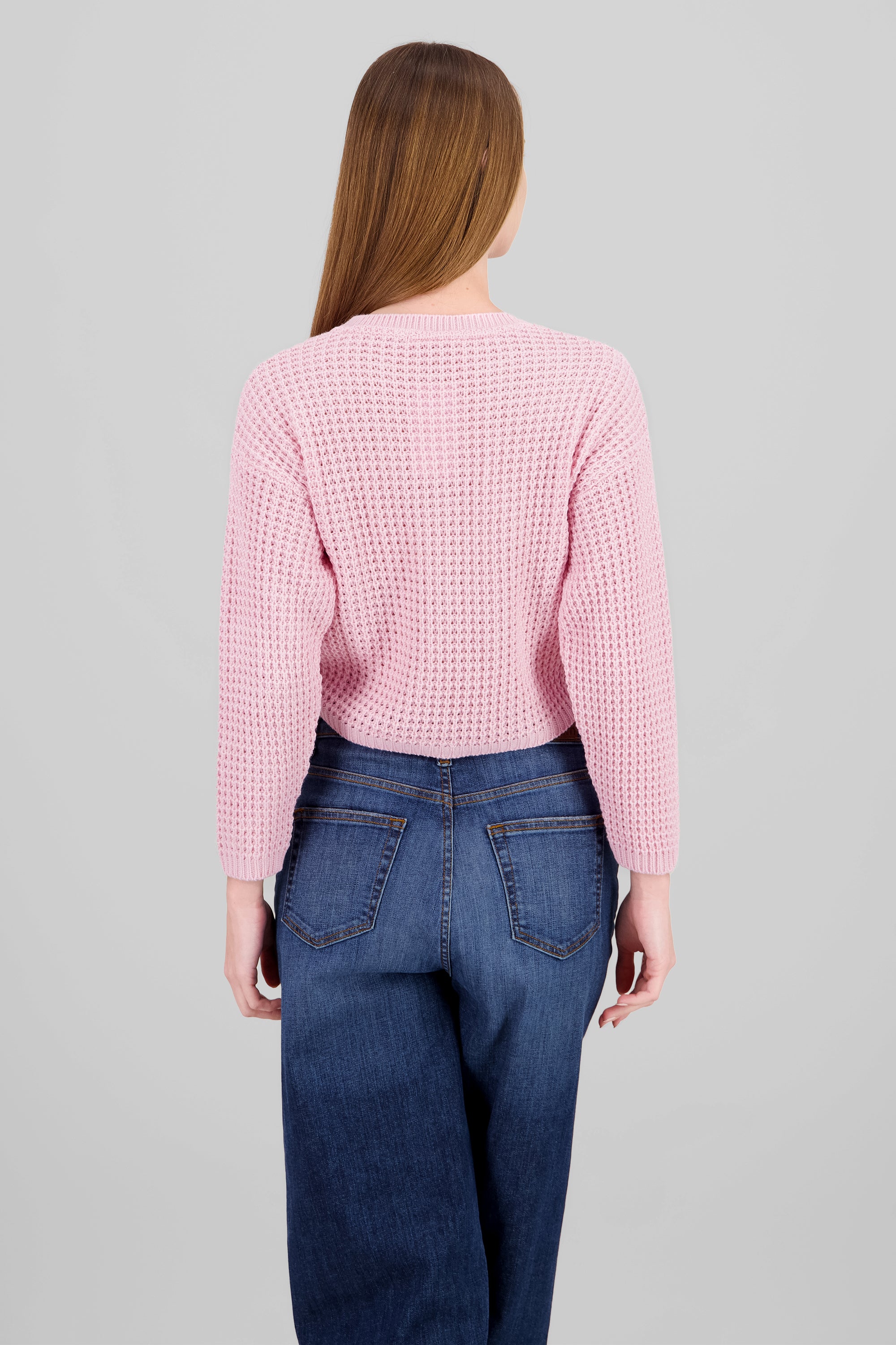Suéter Tejido Ancho PALO DE ROSA