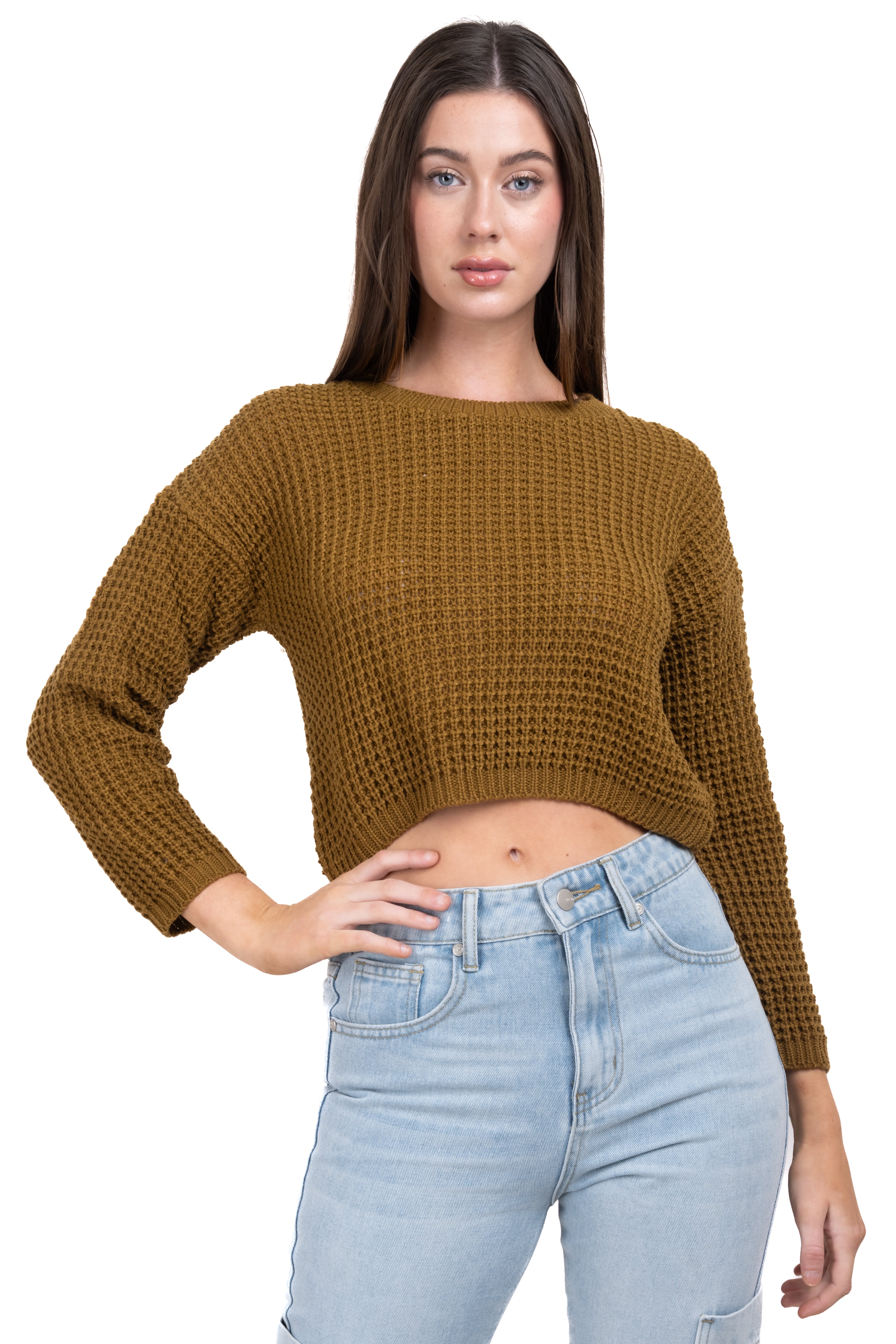 Suéter Tejido Ancho OLIVO