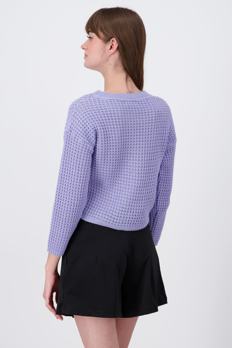 Suéter Tejido Ancho LAVANDA
