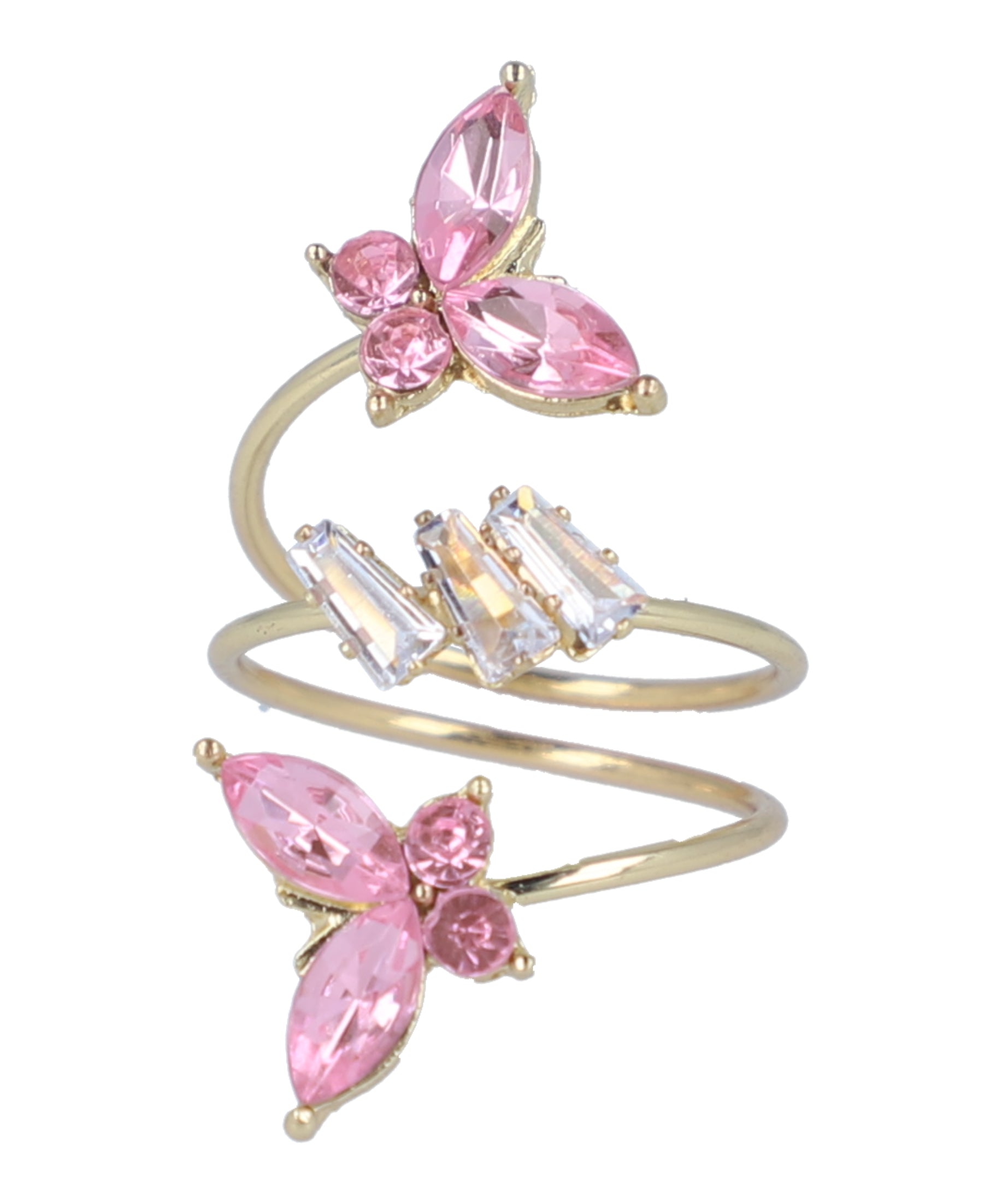 Anillo Envolvente Mariposa PALO DE ROSA