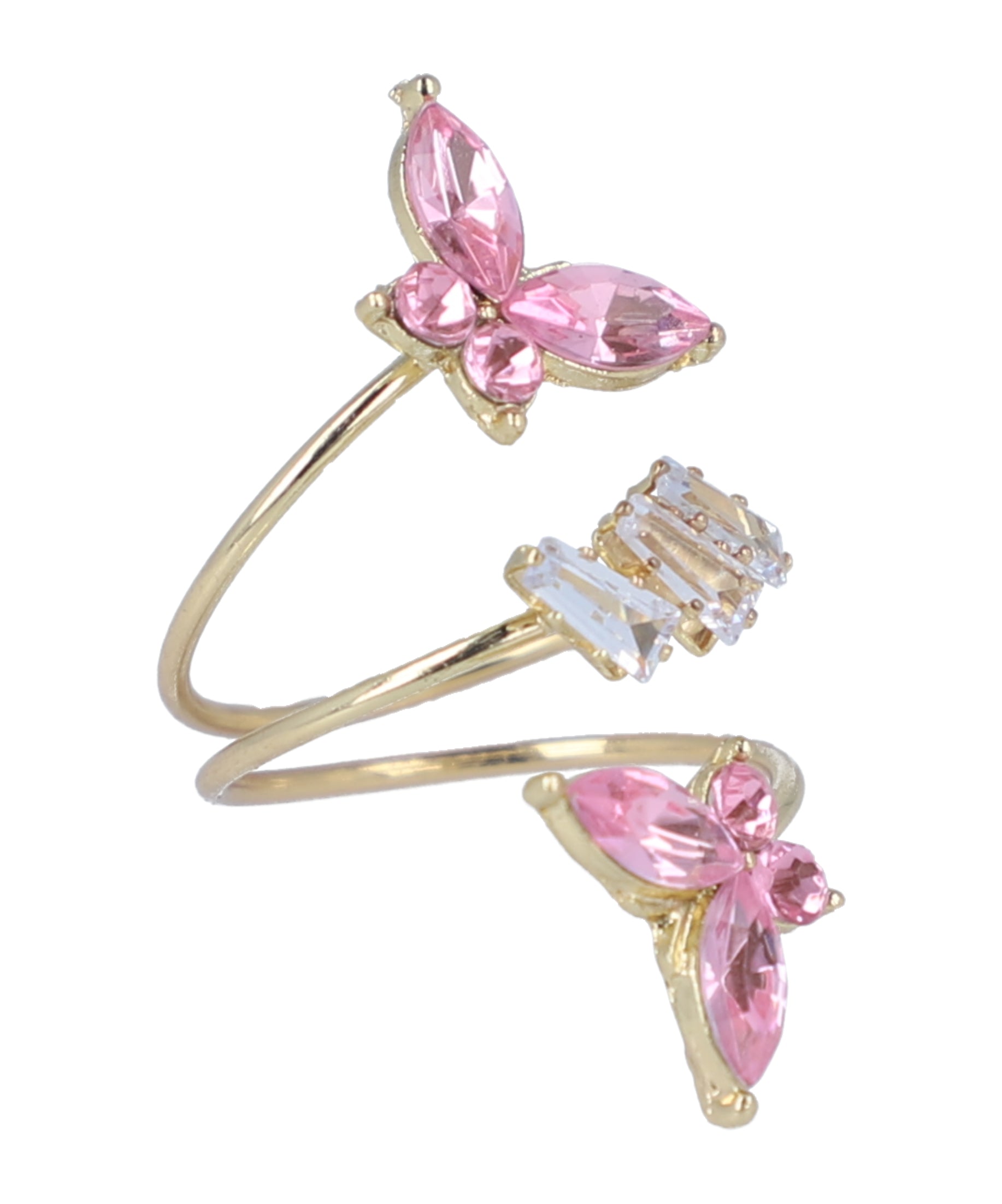 Anillo Envolvente Mariposa PALO DE ROSA