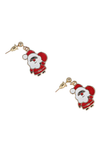 Aretes Renos Navidad ROJO COMBO