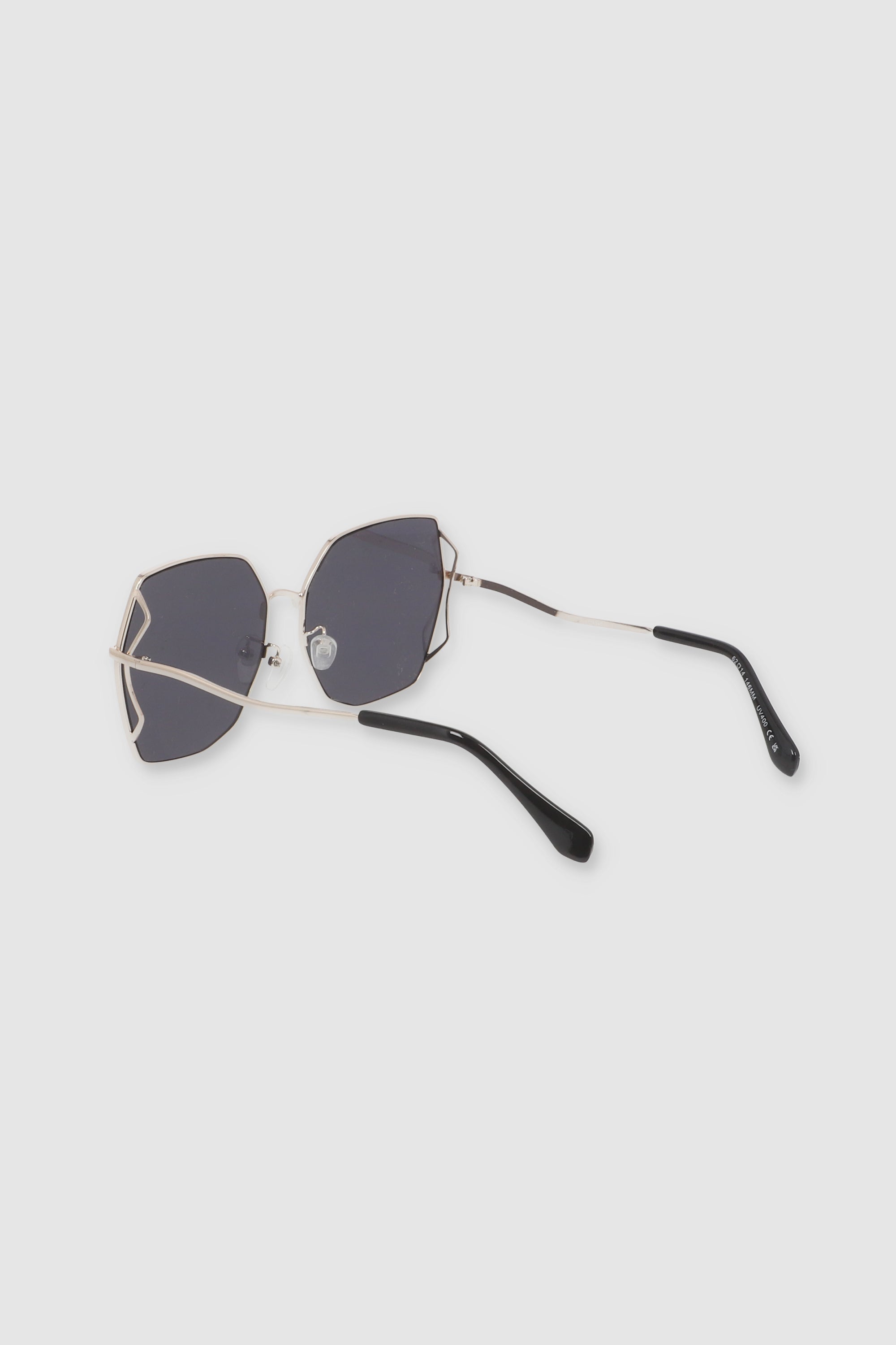 Lentes Oversize Geometricos NEGRO