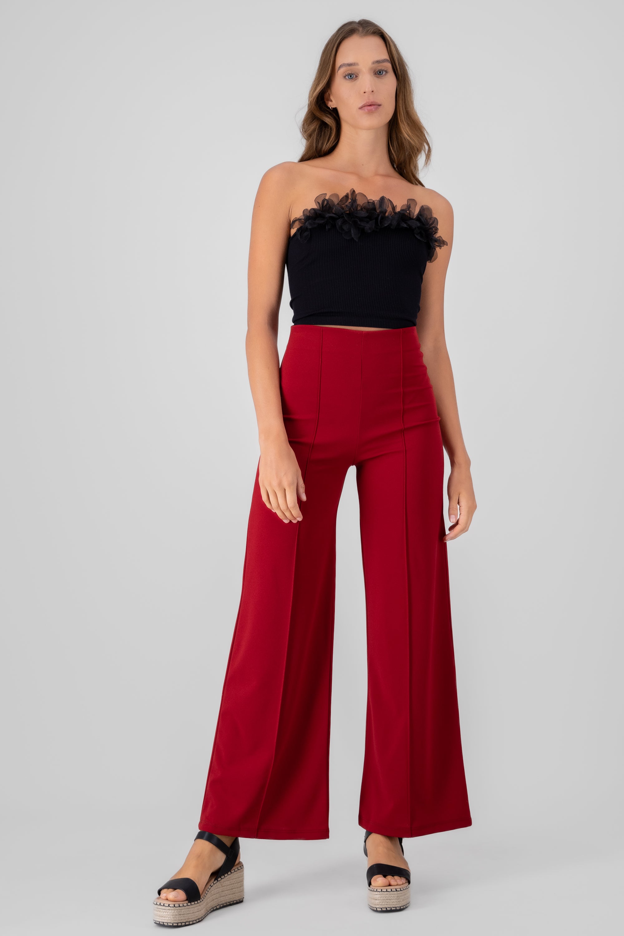 Wide leg pants high seams waist CAME