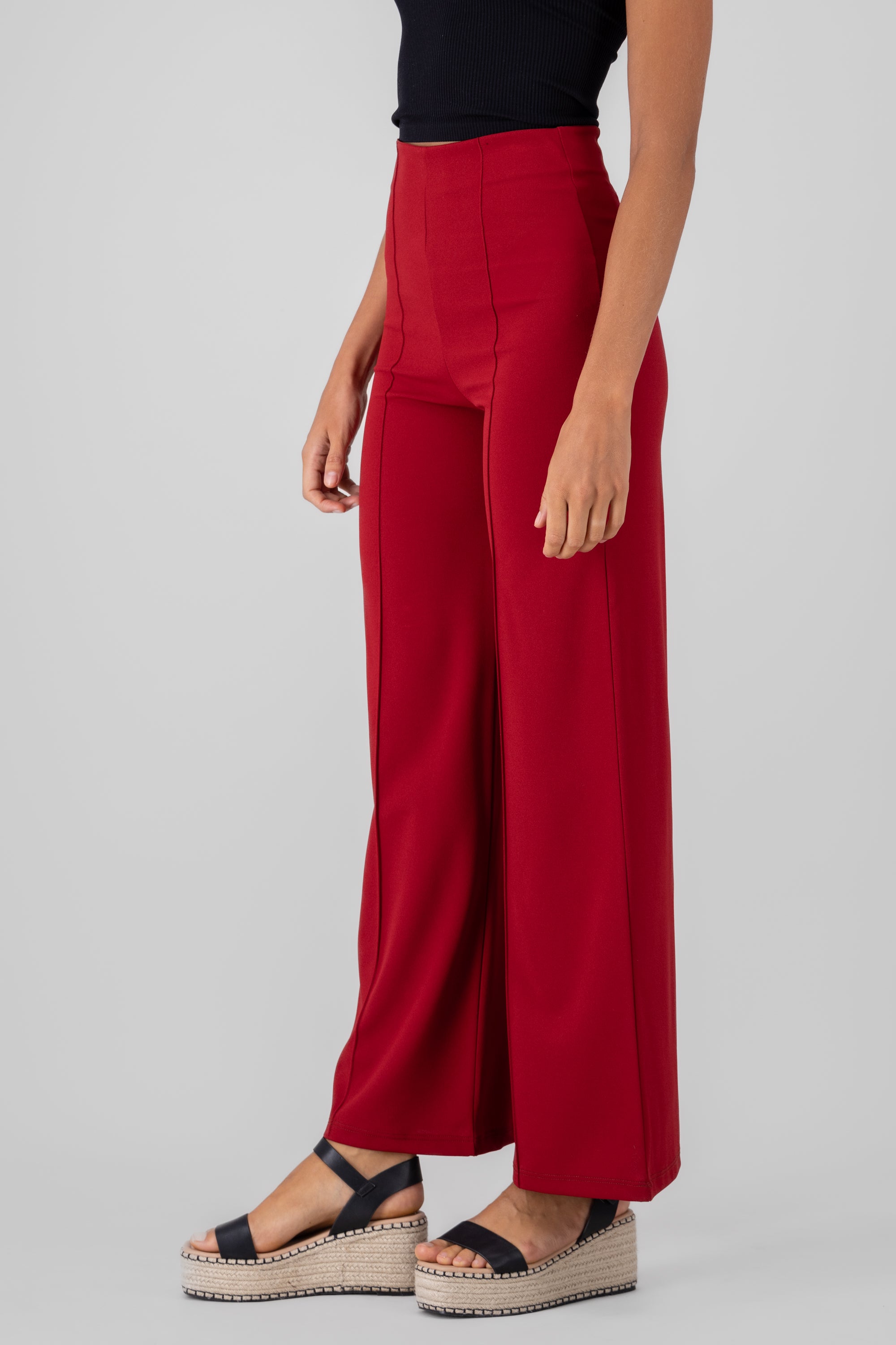 Wide leg pants high seams waist CAME