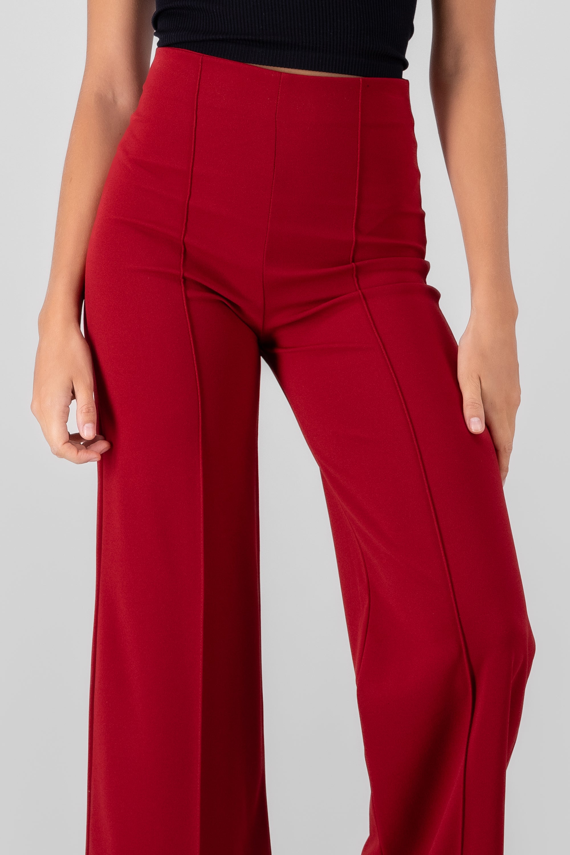 Wide leg pants high seams waist CAME