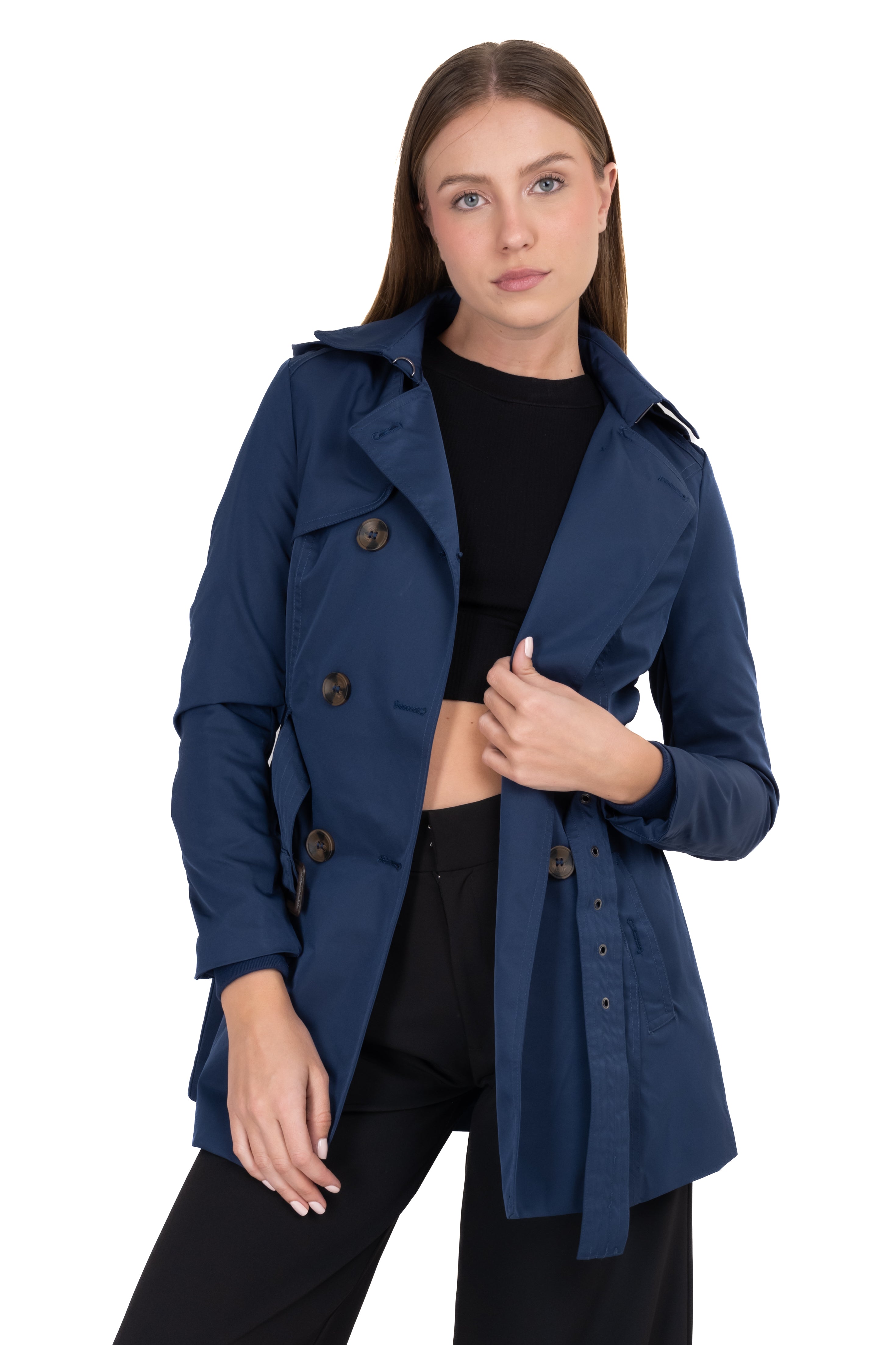 Adjusted Hoody Gabardina MARINE