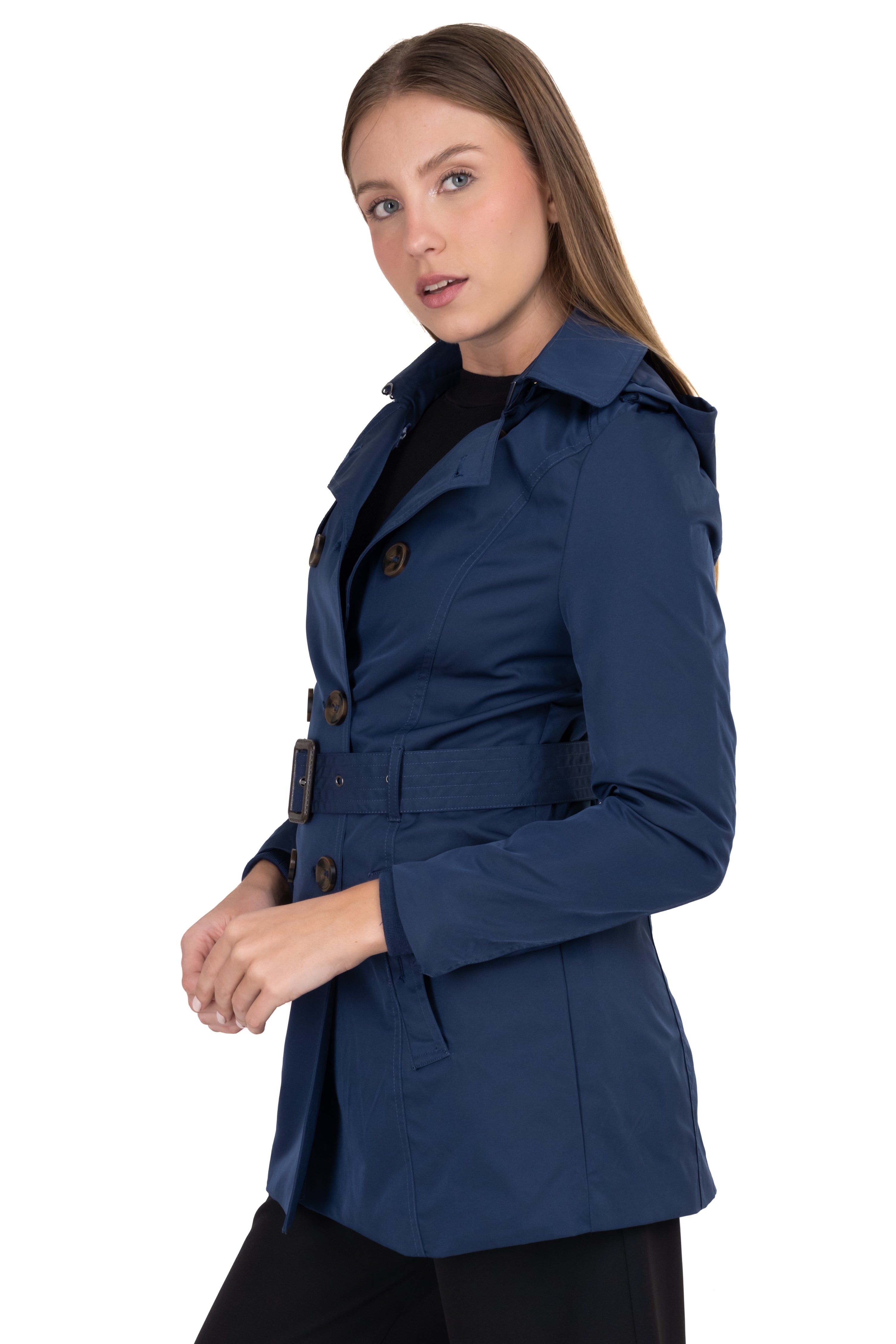 Adjusted Hoody Gabardina MARINE