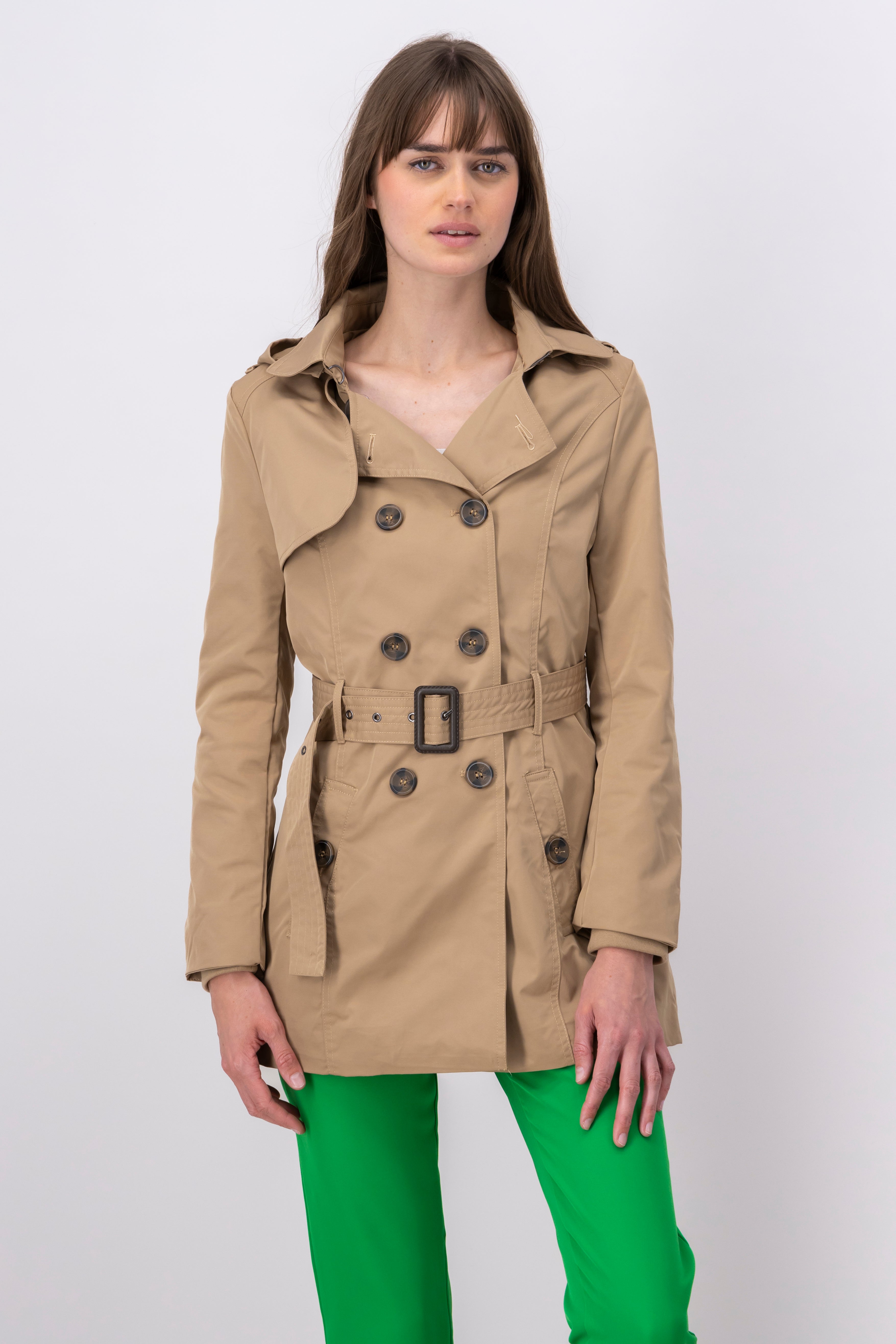 Adjusted Hoody Gabardina COFFEE