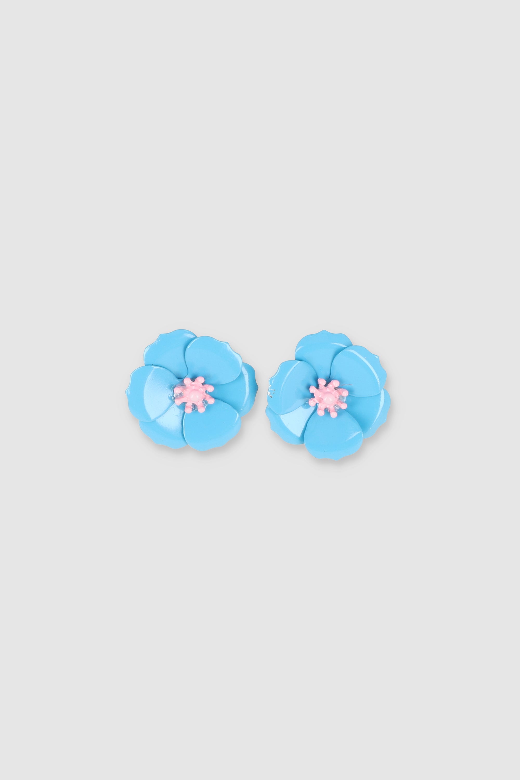 Flower Arettes Contrast BLUE