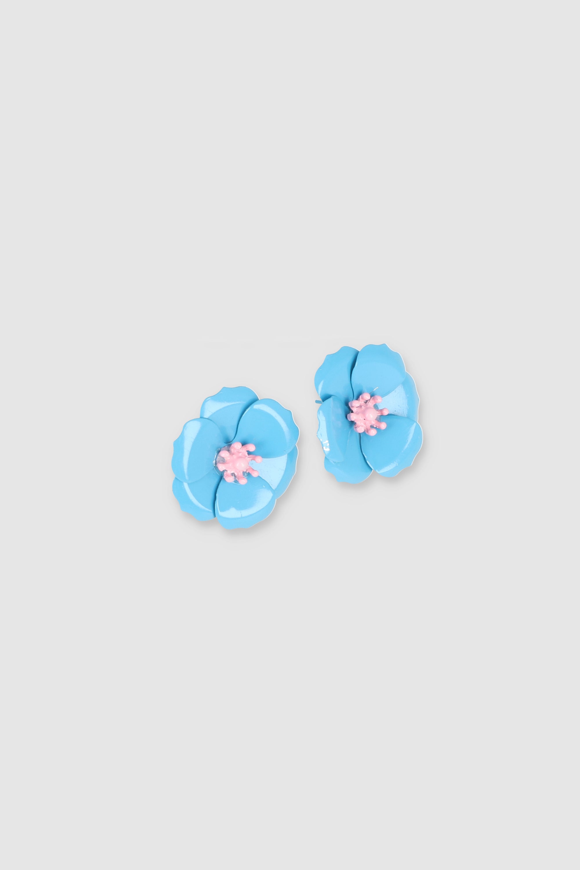 Flower Arettes Contrast BLUE