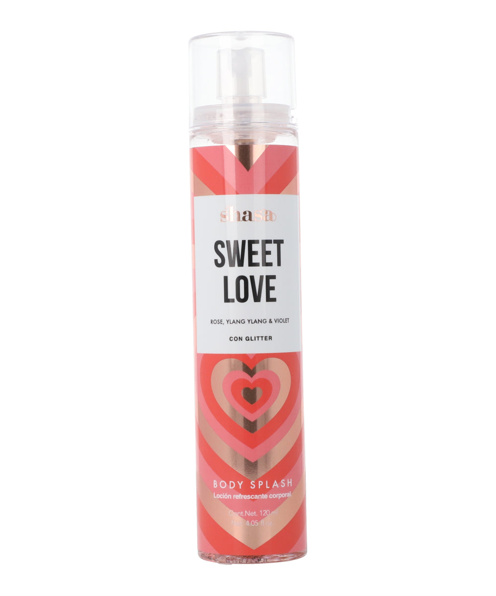 Body splash glitter Sweet Love ROSA