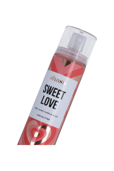 Body splash glitter Sweet Love ROSA