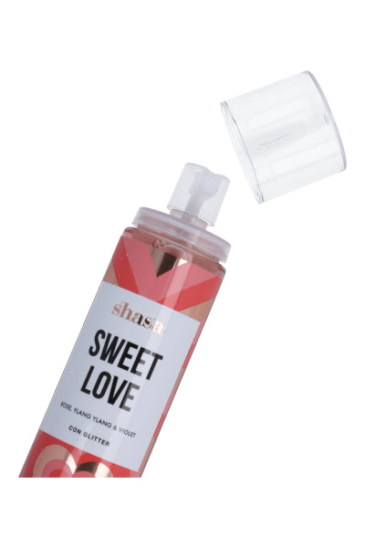 Body splash glitter Sweet Love ROSA