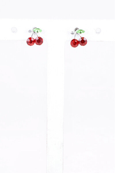 Aretes Cereza Acrílico ROJO