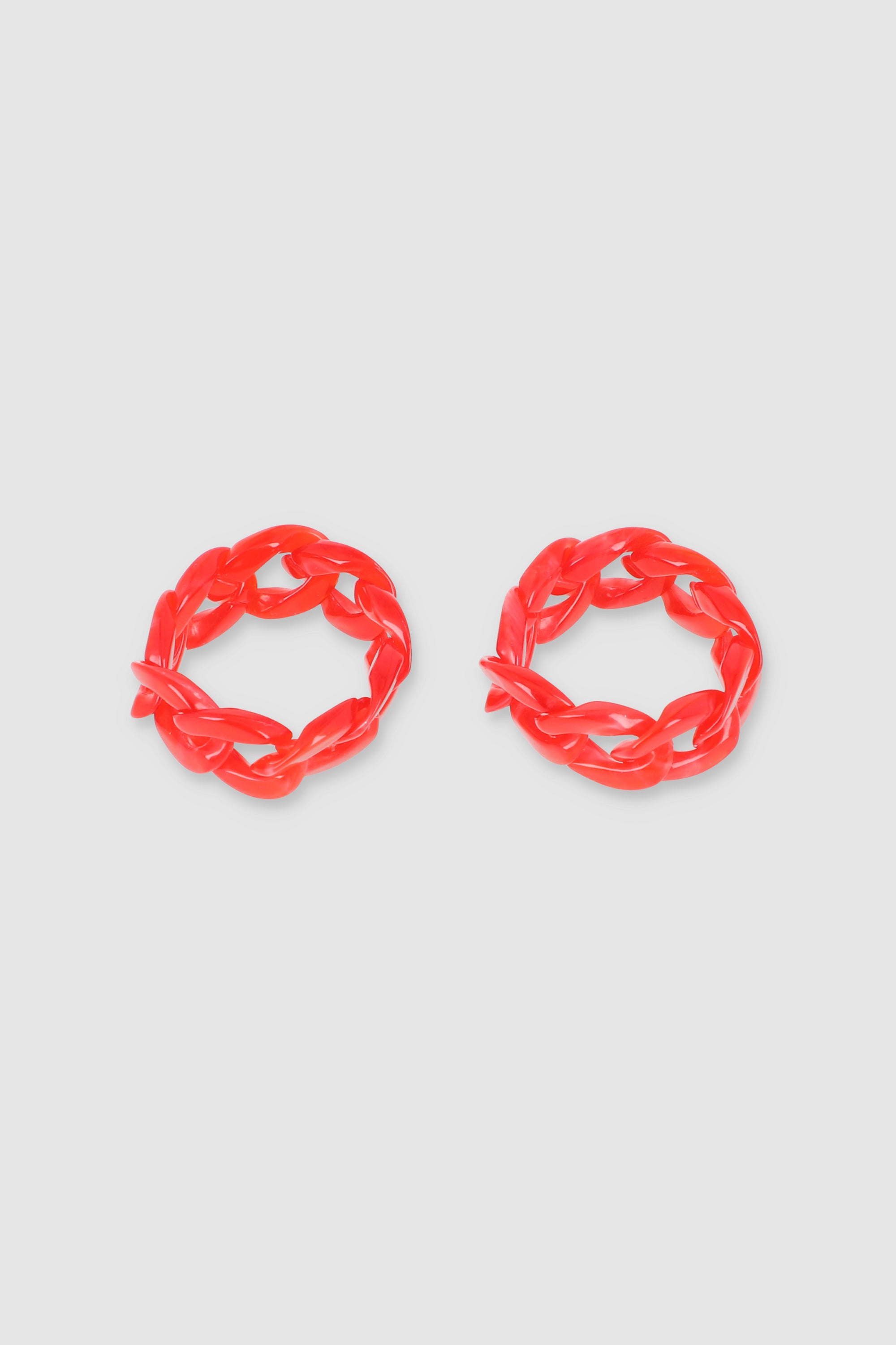 Carey chain rings RED