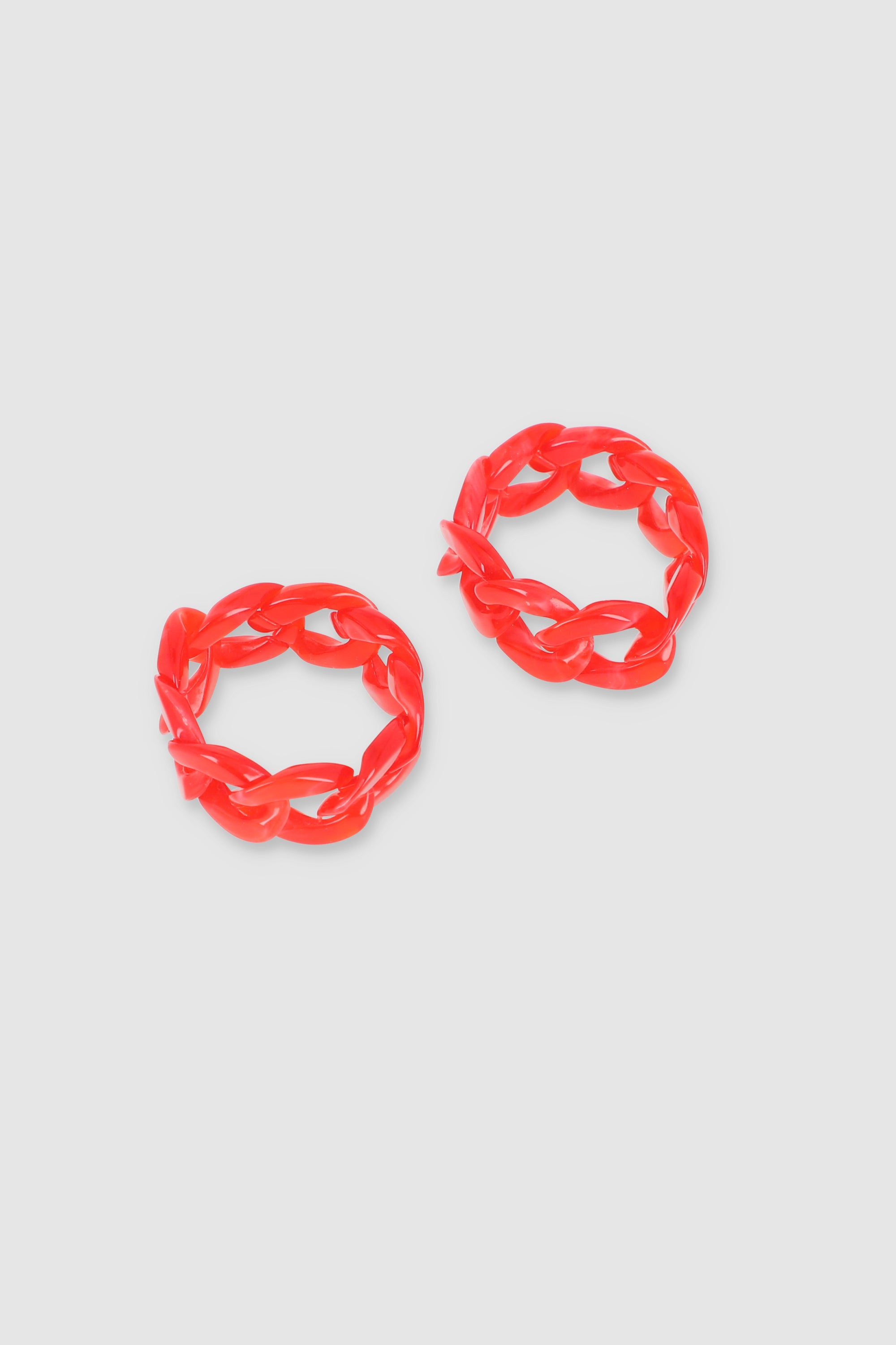 Carey chain rings RED