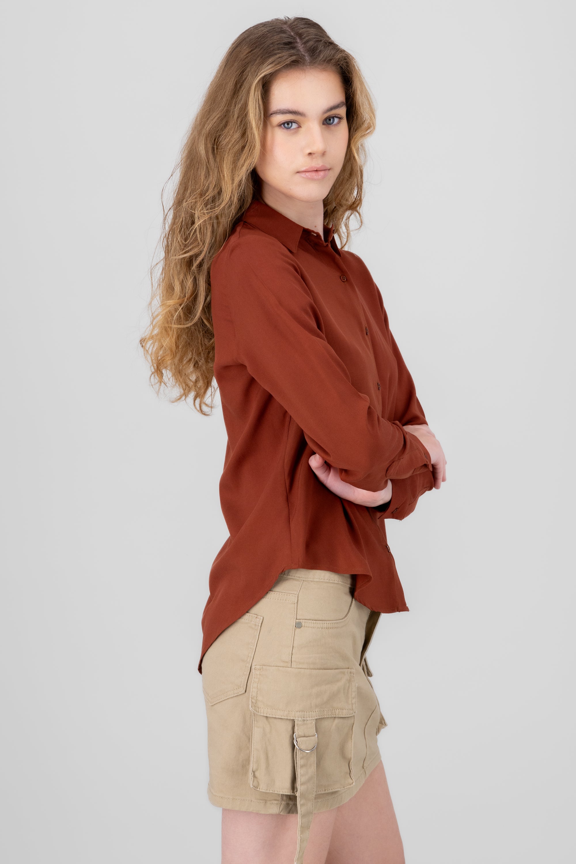 Lisa Long Manga Shirt CAMEL