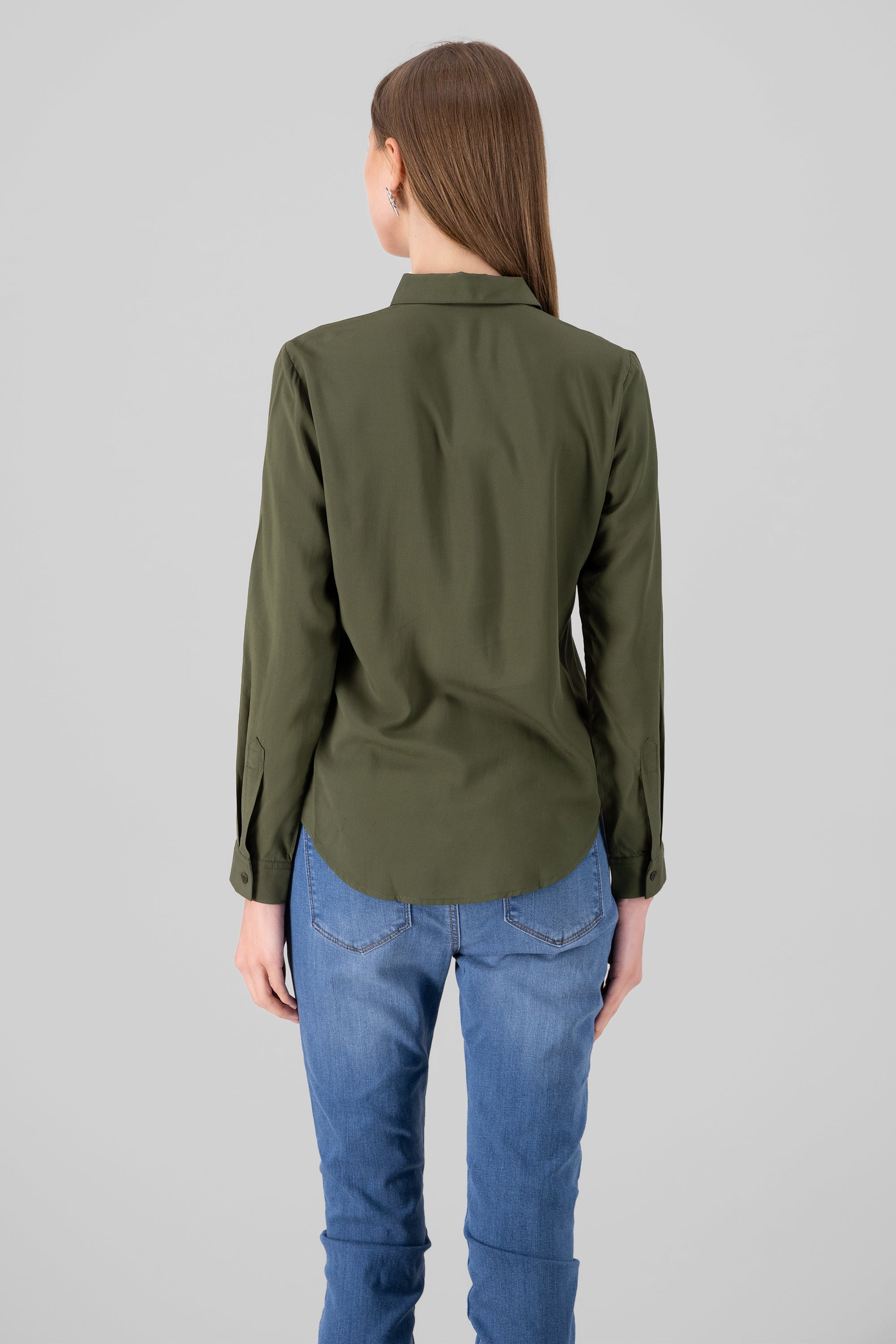 Lisa Long Manga Shirt OLIVE