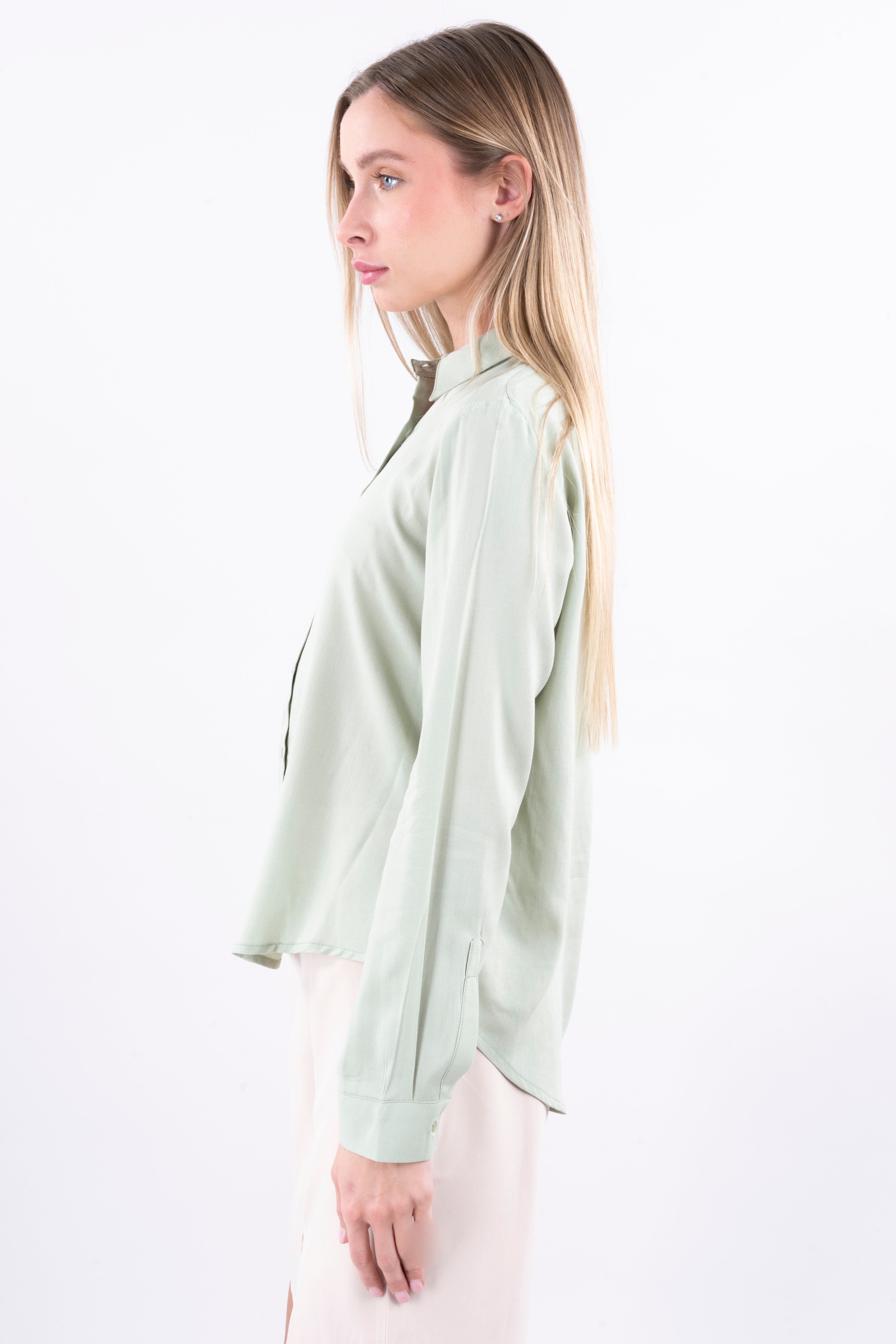 Lisa Long Manga Shirt Light green