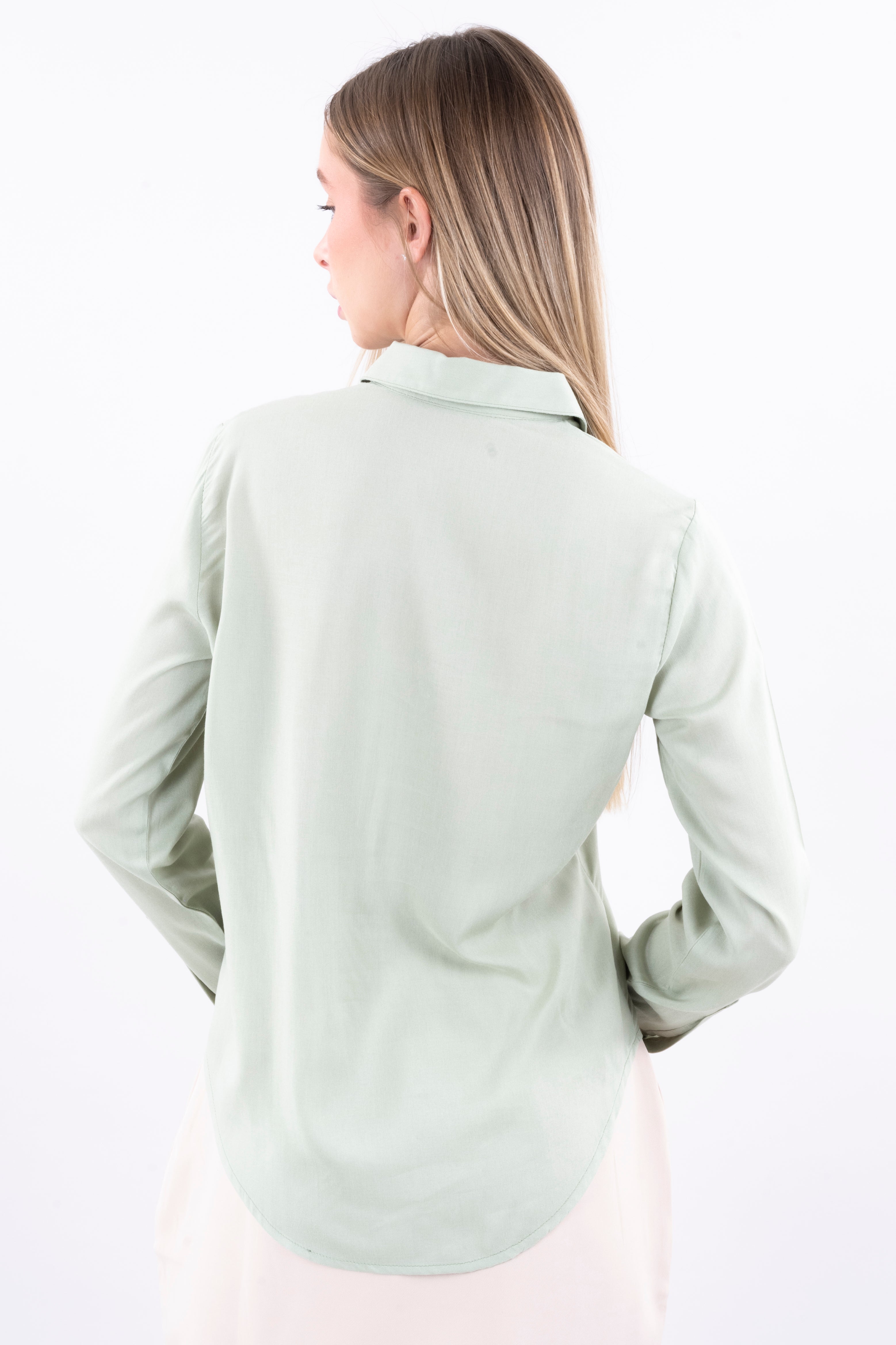 Lisa Long Manga Shirt Light green