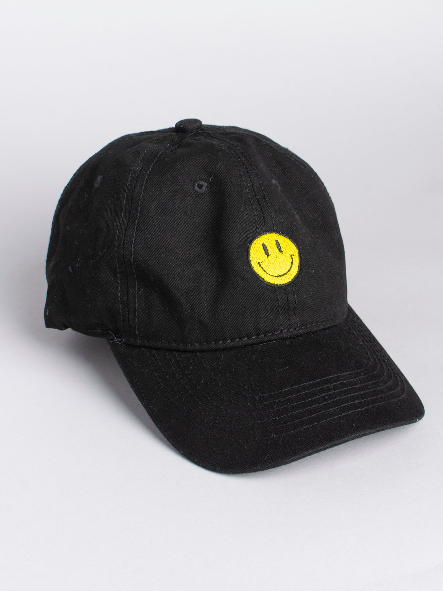 Happy Face cap BLACK