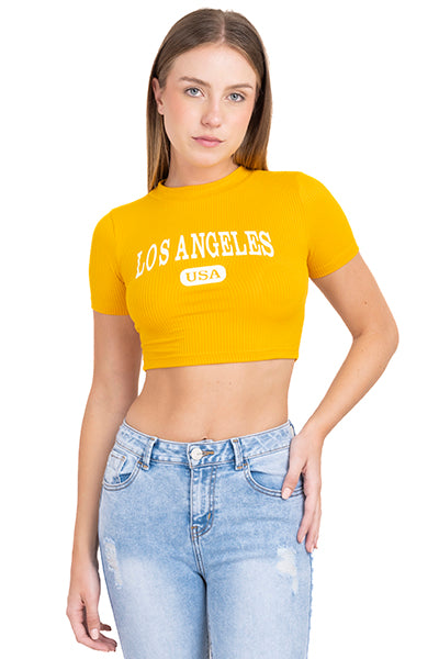 Top Cuello Alto Los Angeles MANGO