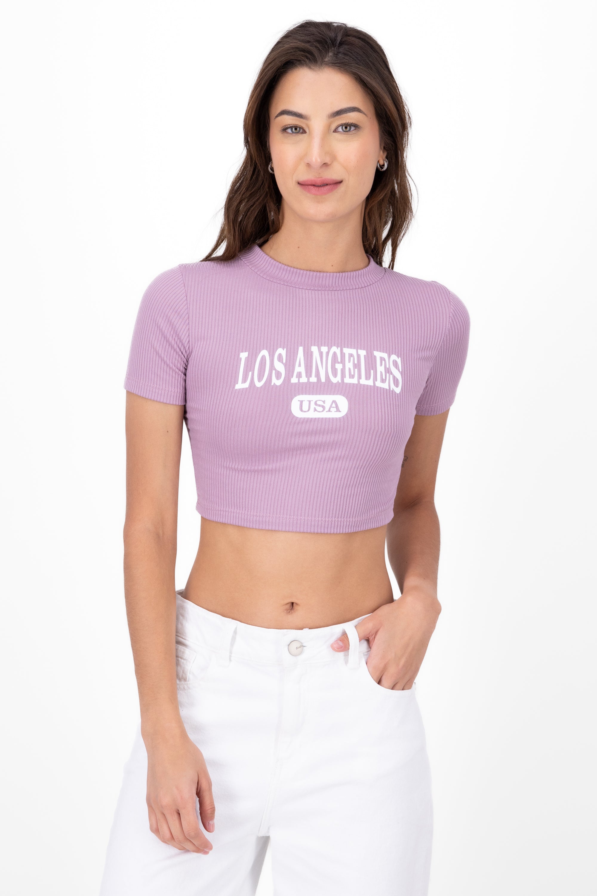 Top Cuello Alto Los Angeles LAVANDA