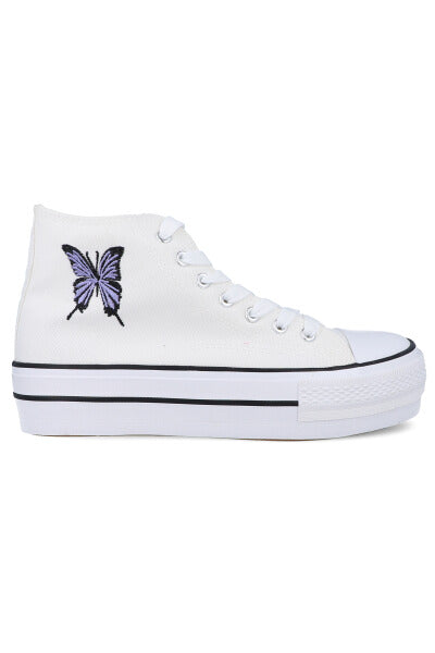 Tennis Canvas Mariposa WHITE