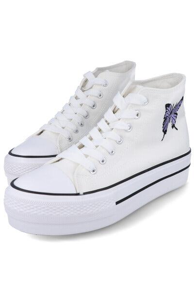 Tennis Canvas Mariposa WHITE