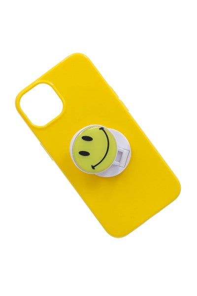 Soporte celular carita feliz AMARILLO