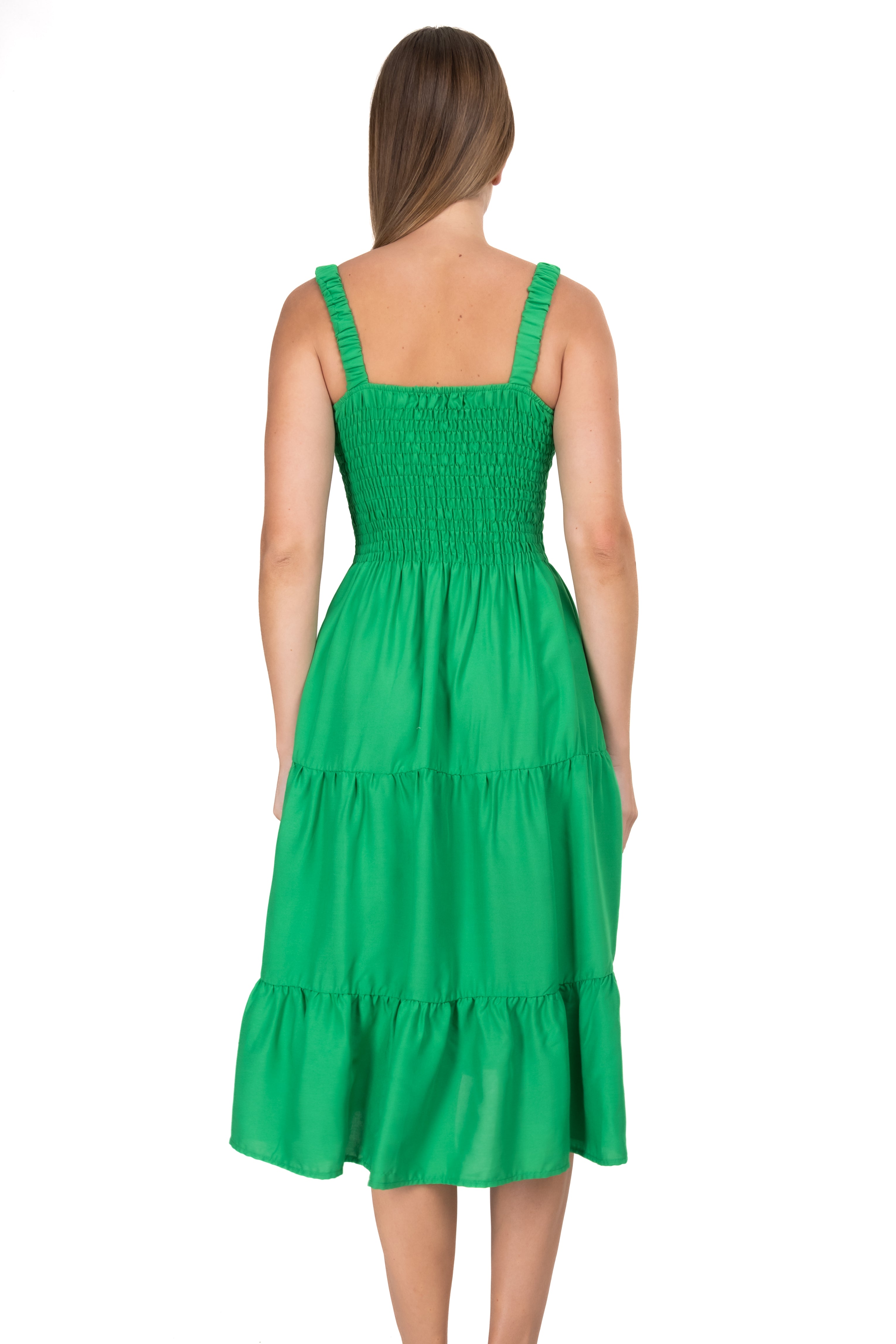 Midi dress spring GREEN