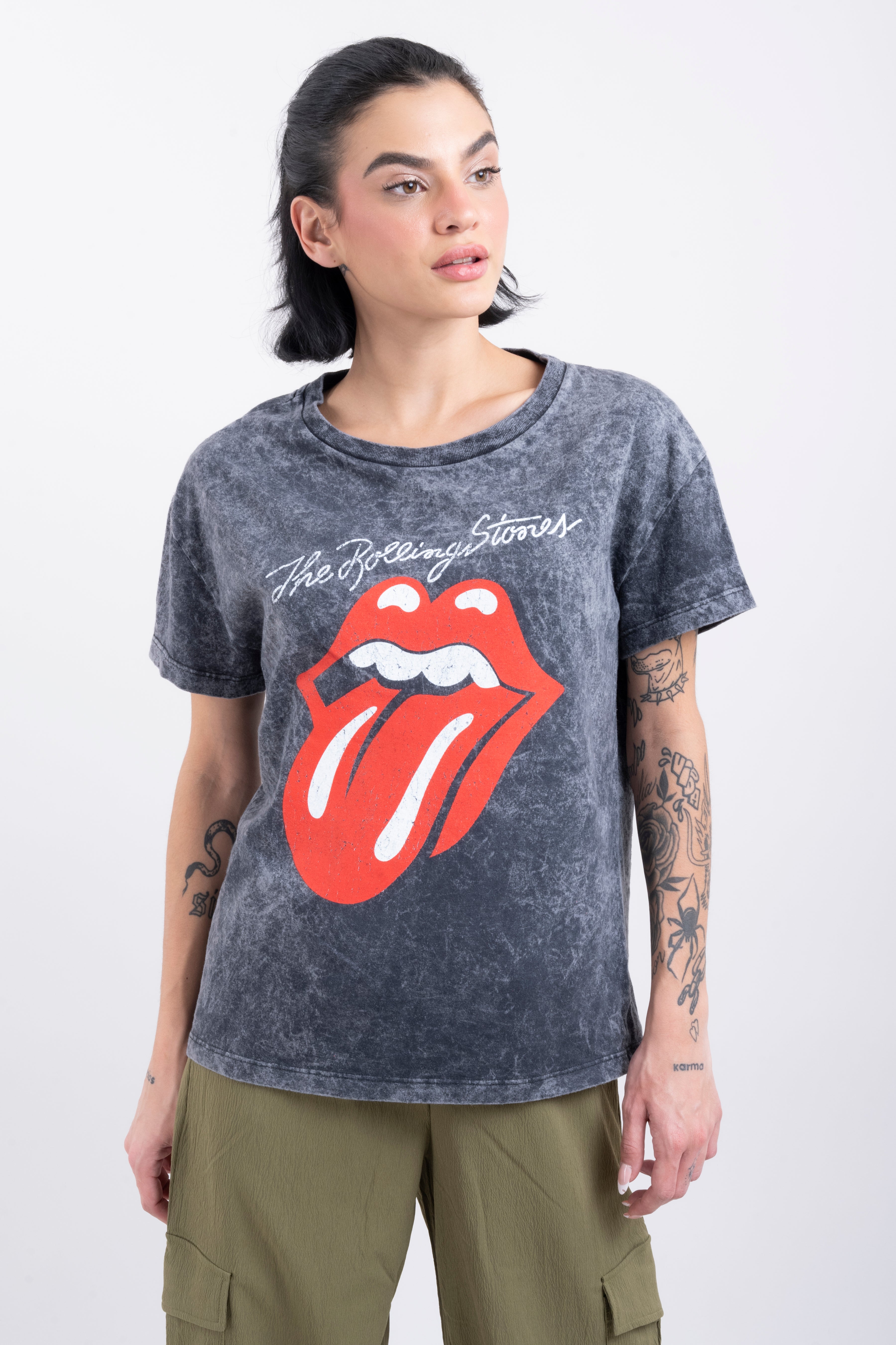 Rolling Stones T -shirt ACID Dark