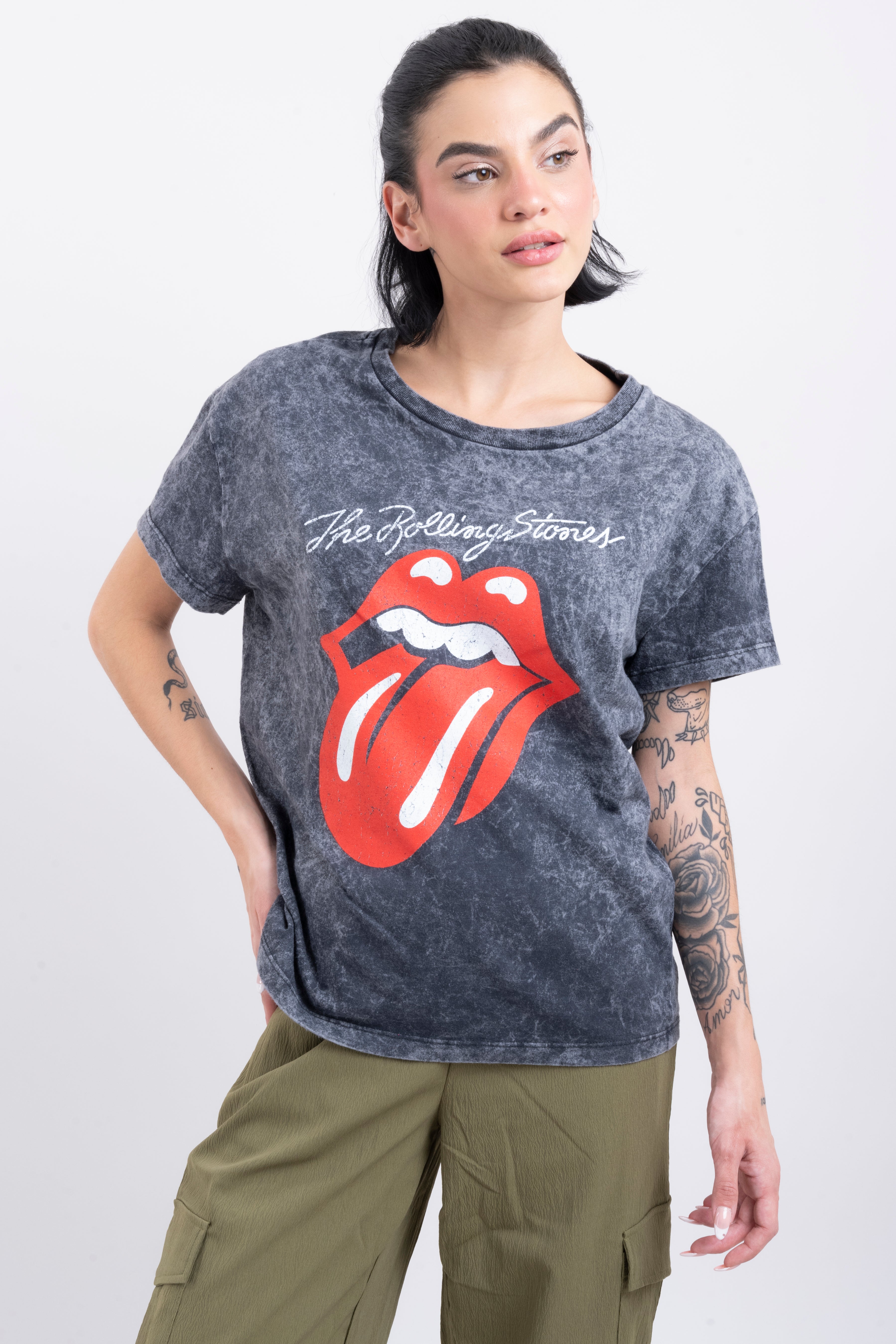 Rolling Stones T -shirt ACID Dark