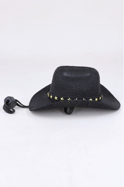 Chiceta Pet Vaquero Hat BLACK