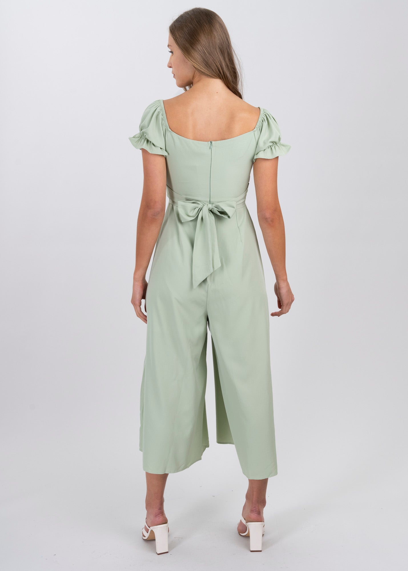 Jumpsuit Midi Fruncido Amplio MENTA