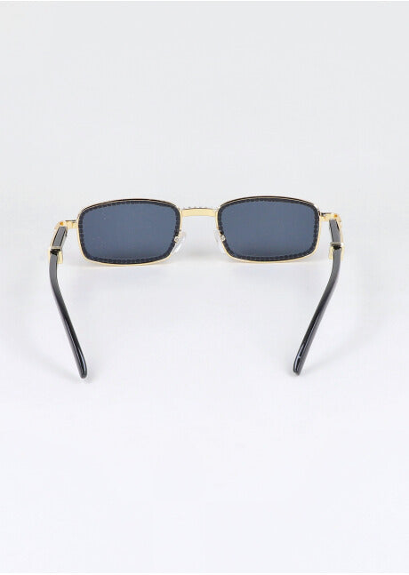 SQUARE SUN LENSES INCRUSED BRIGHT Black