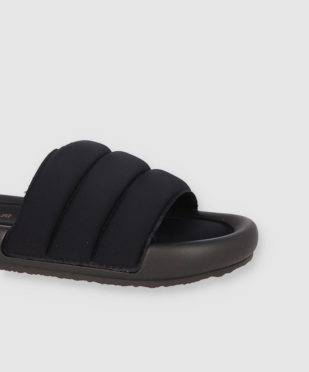 Chunky Capiton Sandals BLACK