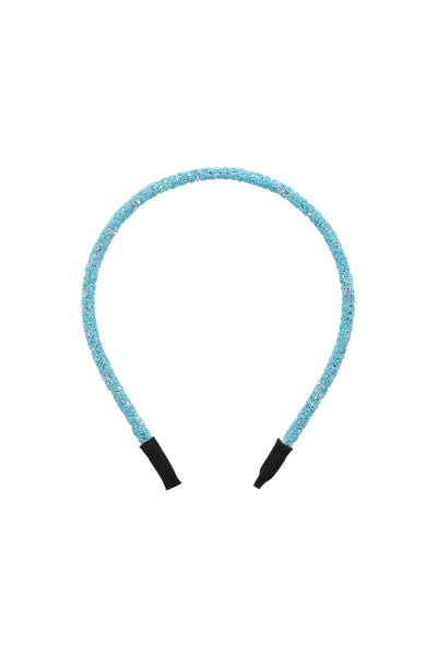 Glitter thin headband BLUE