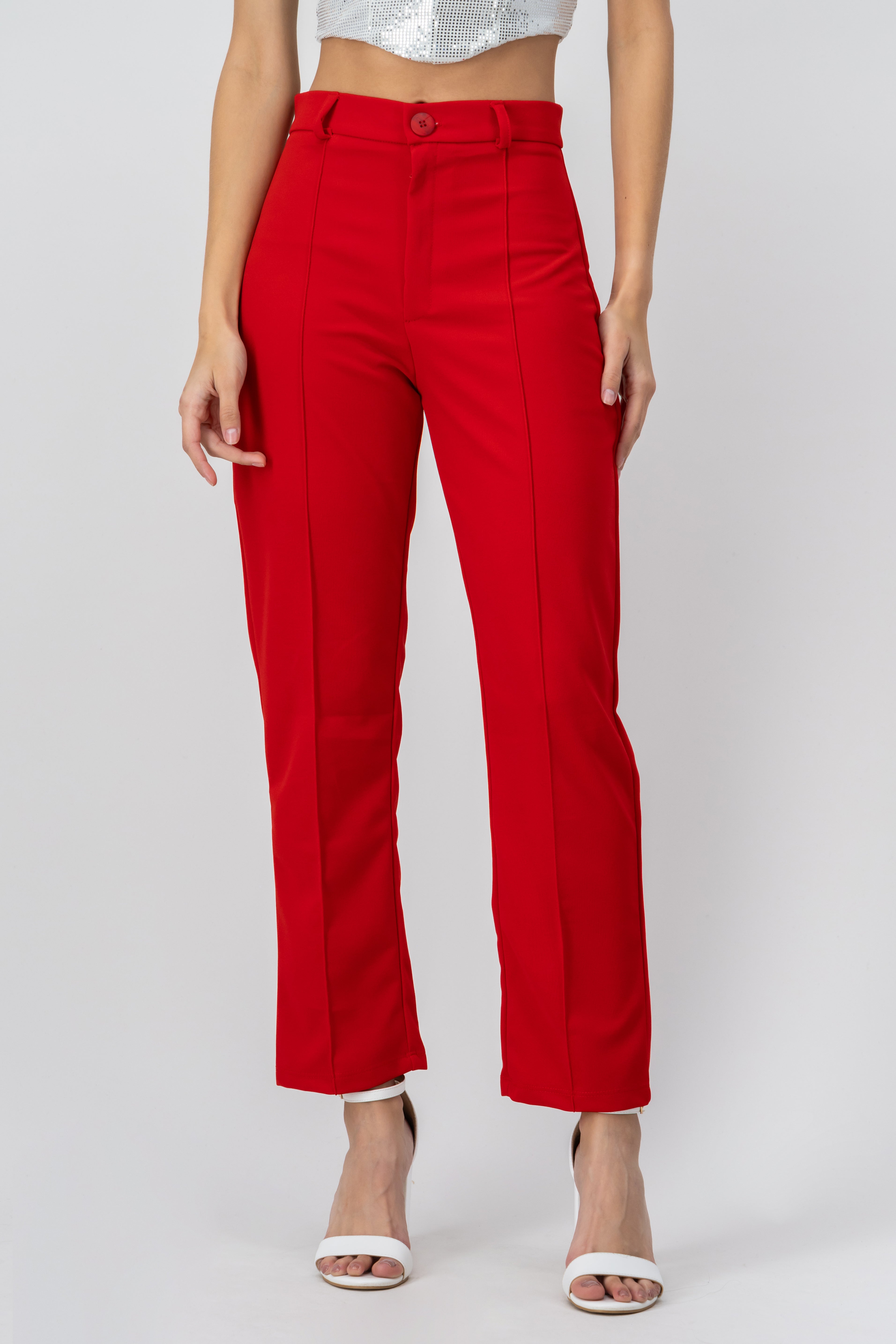 Pantalón Corto Capri ROJO CEREZA