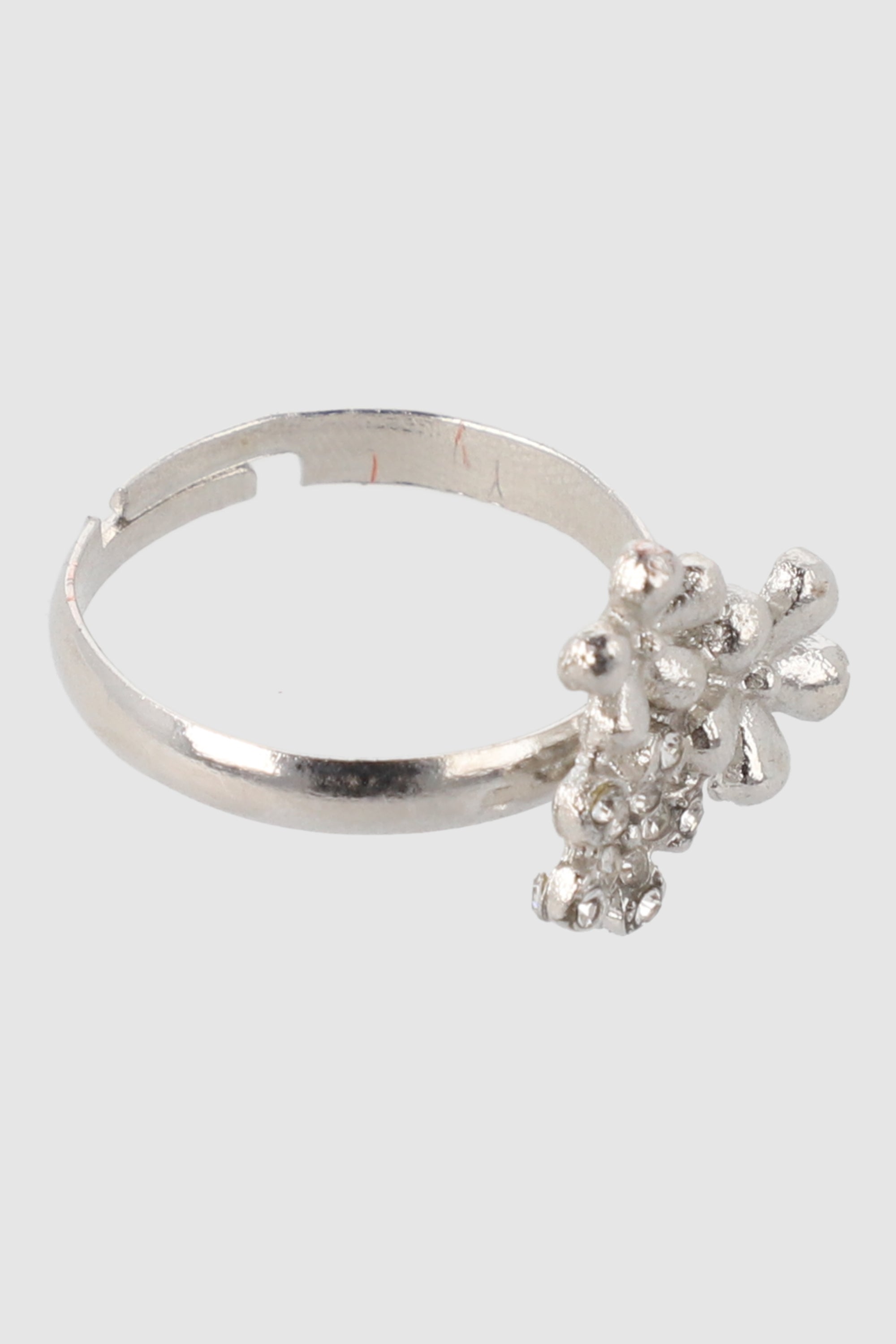 Ring 3 flowers SILVER