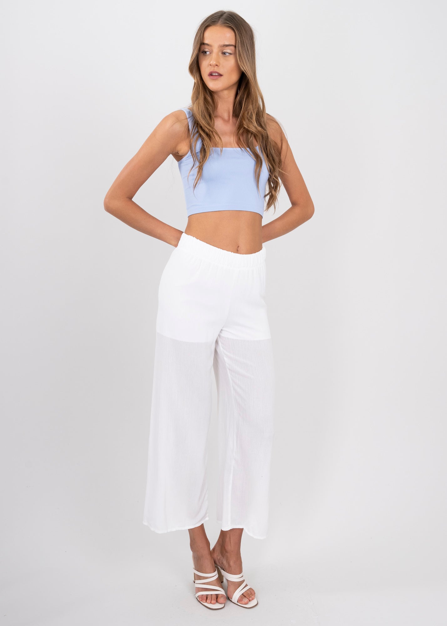 Pantalón  Amplio BLANCO