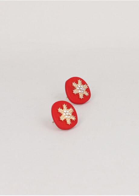 Circulo copo earrings RED