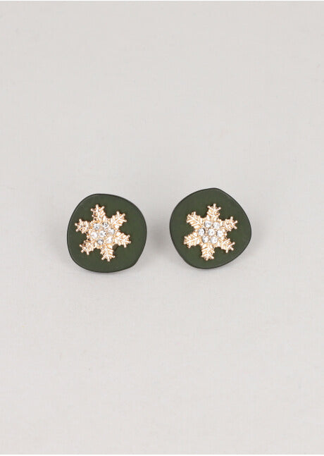 Circulo copo earrings GREEN