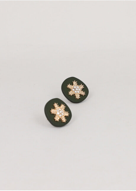 Circulo copo earrings GREEN