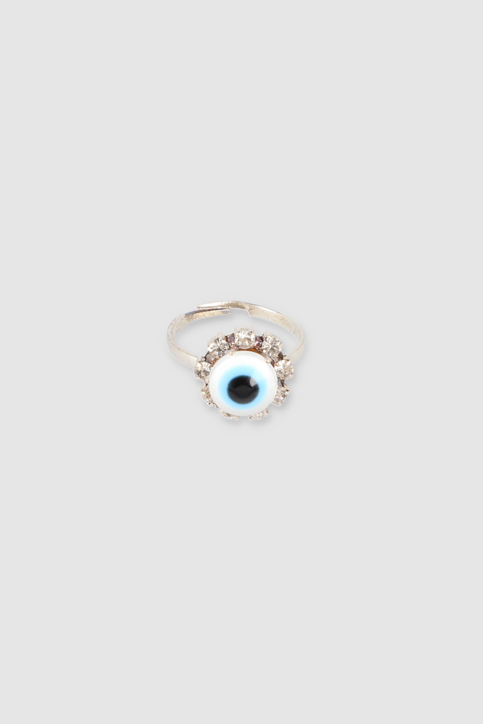 Anillo ojo brillos BLANCO