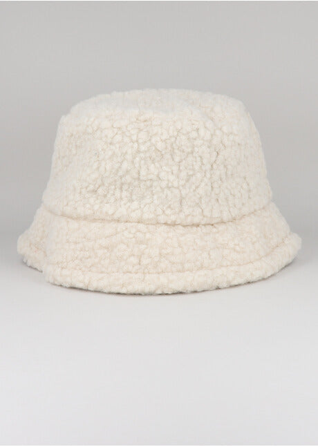 Sombrero pescador sherpa BEIGE